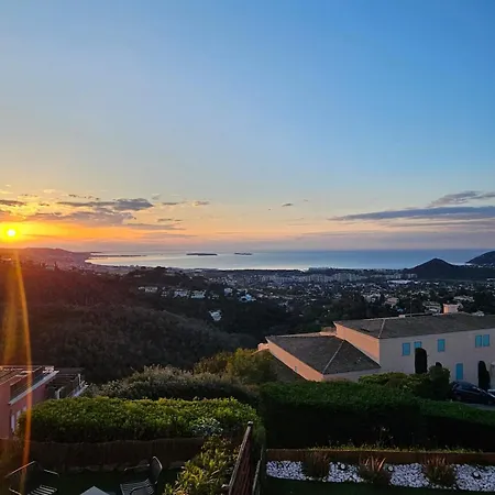 Modern Panoramic Sea View Apartment Near Cannes - Mandelieu